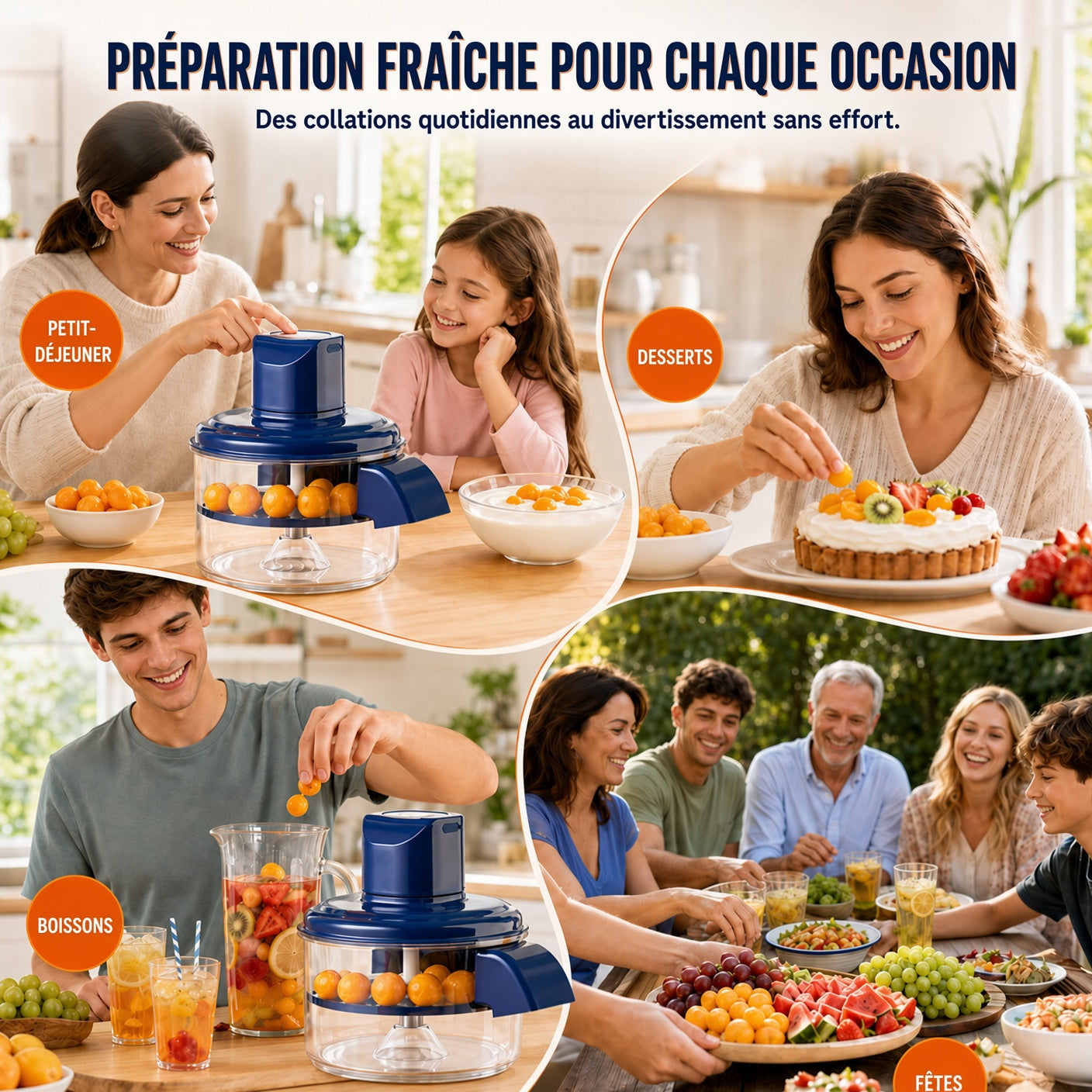 🔪 Éplucheur électrique 5 lames – Moteur cuivre puissant, extraction en 1 bouton, démontable et sans danger alimentaire – Batterie 1300 mAh, gain de temps en cuisine 🥕🍎