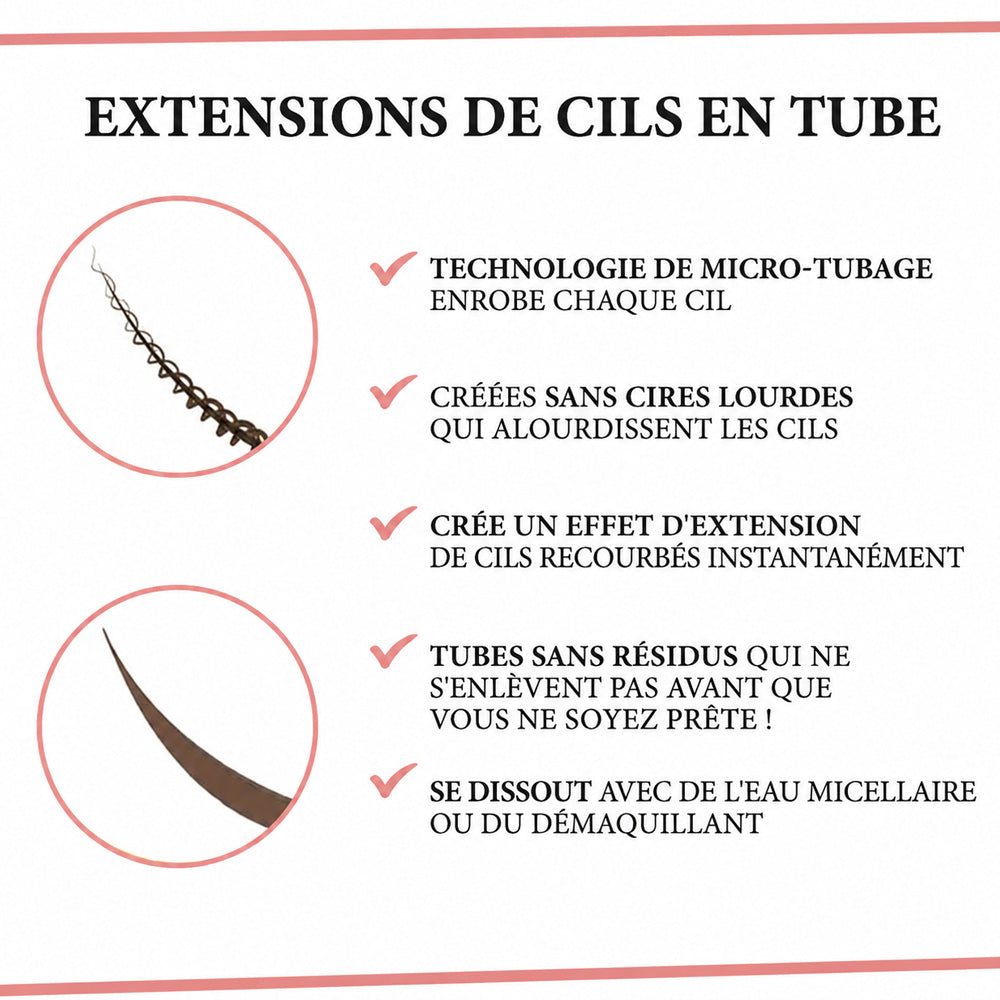Mascara waterproof à fibres-🎉🎉 Fini les yeux de panda — Des cils longs et définis toute la journée
