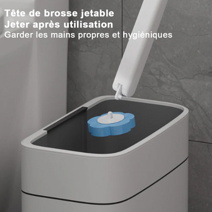 💕 Brosse WC murale jetable pour un nettoyage hygiénique ✨