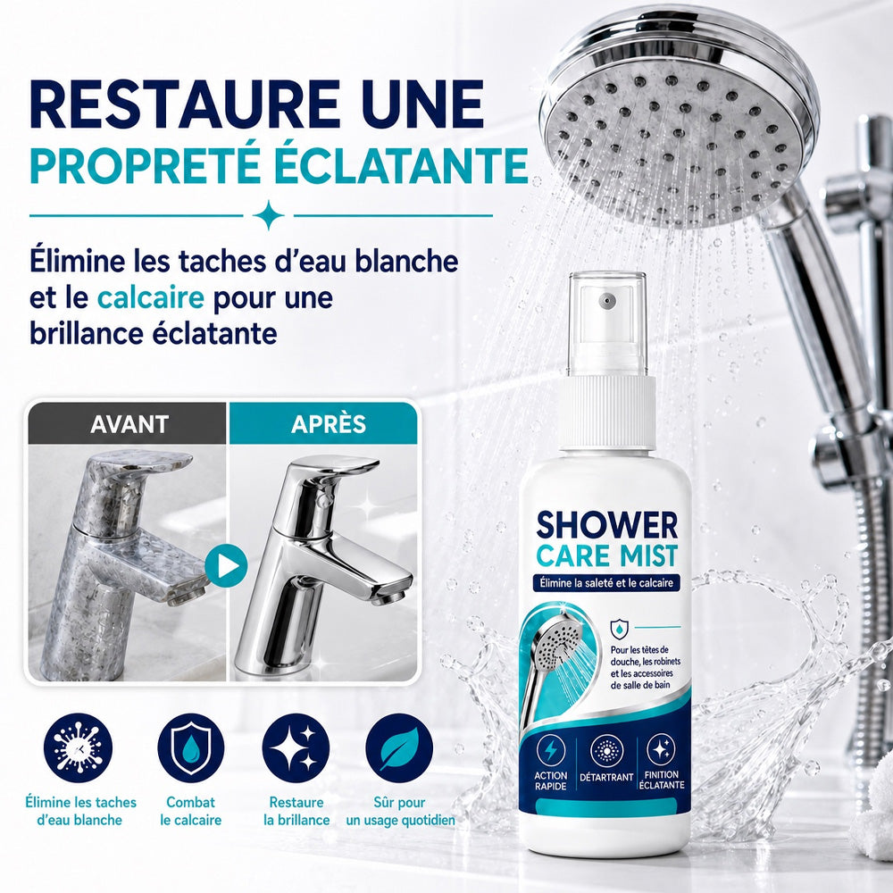 💧50 % DE RÉDUCTION !✨ Spray anti-calcaire à action rapide 🚿💙