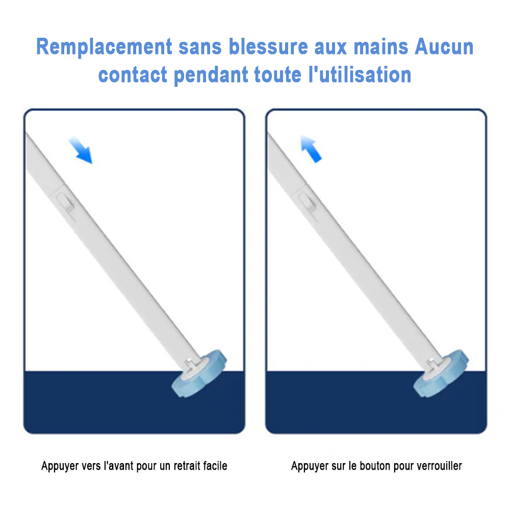 💕 Brosse WC murale jetable pour un nettoyage hygiénique ✨