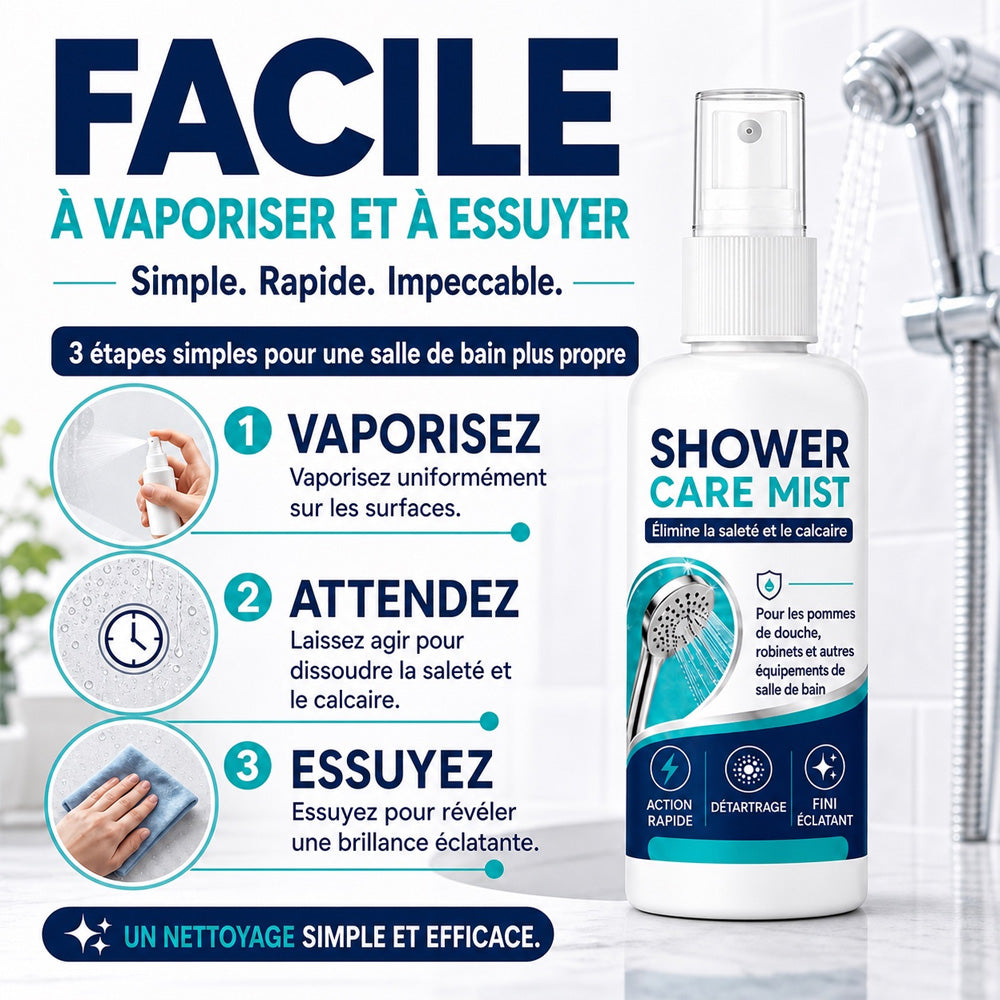 💧50 % DE RÉDUCTION !✨ Spray anti-calcaire à action rapide 🚿💙