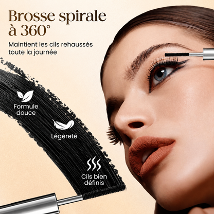 🔥 50 % DE RÉDUCTION · Mascara recourbant et allongeant, résistant à l'eau ✨