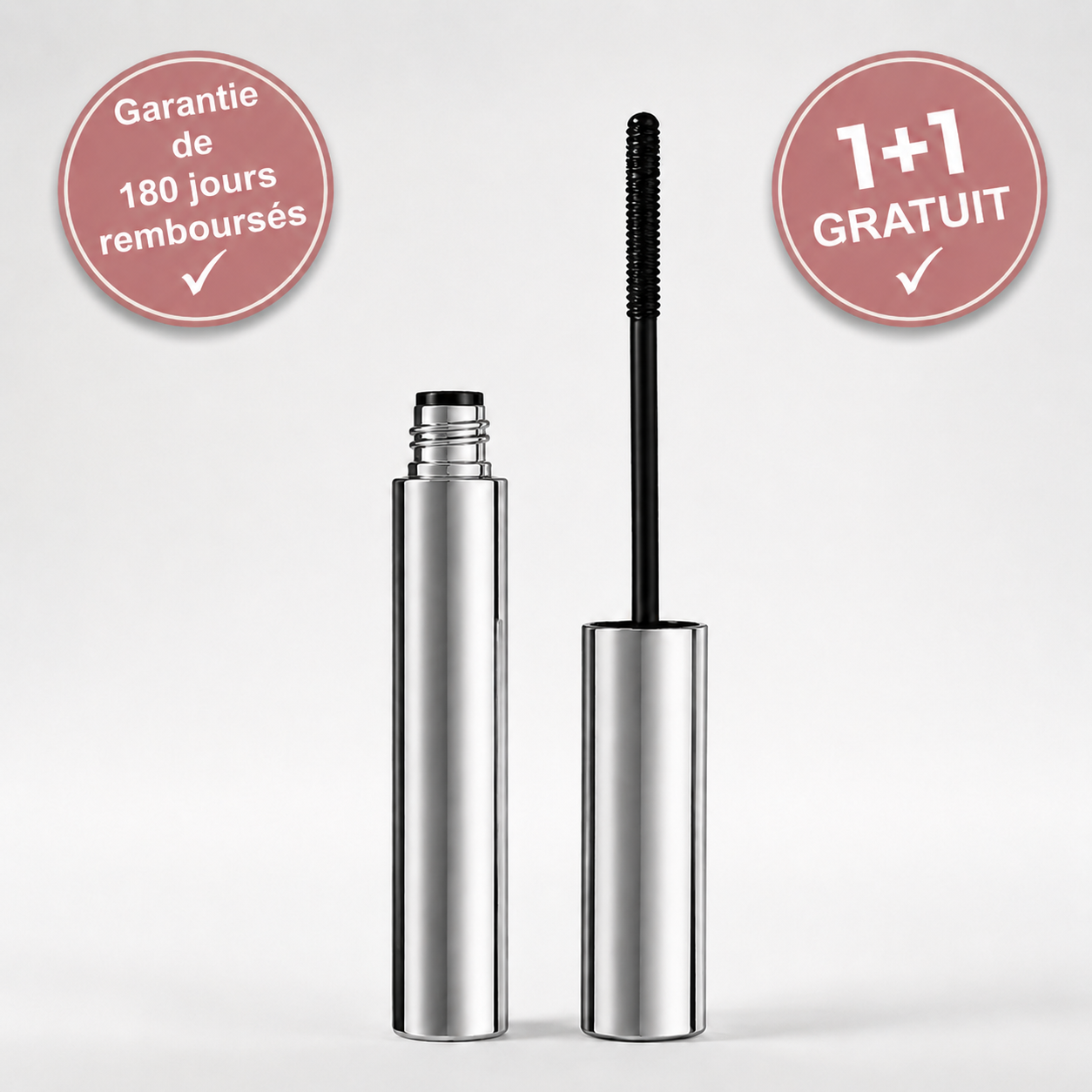 🔥 50 % DE RÉDUCTION · Mascara recourbant et allongeant, résistant à l'eau ✨