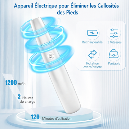 🌿Râpe électrique portable pour éliminer les callosités des pieds - Finadira®