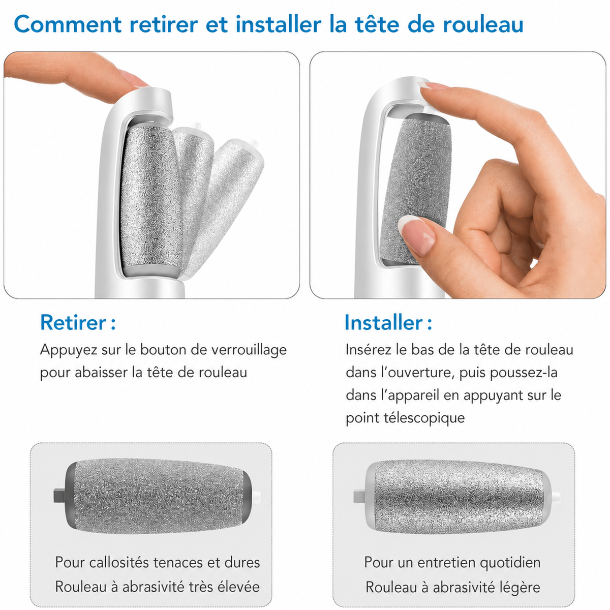 🌿Râpe électrique portable pour éliminer les callosités des pieds - Finadira®