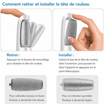 🌿Râpe électrique portable pour éliminer les callosités des pieds - Finadira®
