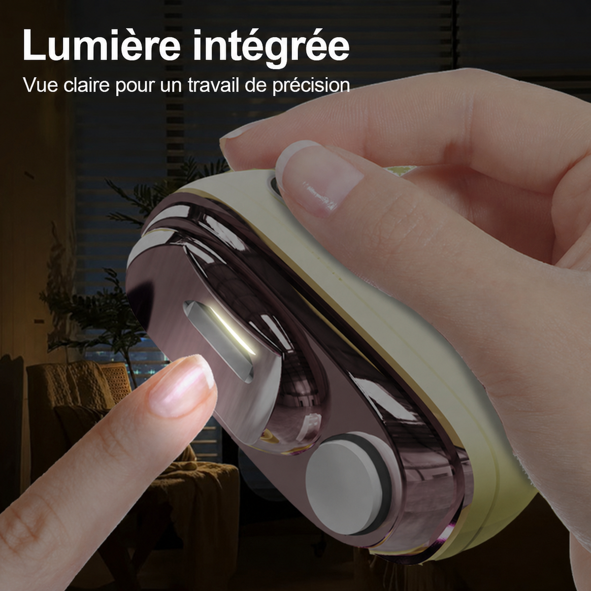 🌟Coupe-ongles électrique 2 en 1 sécurisé