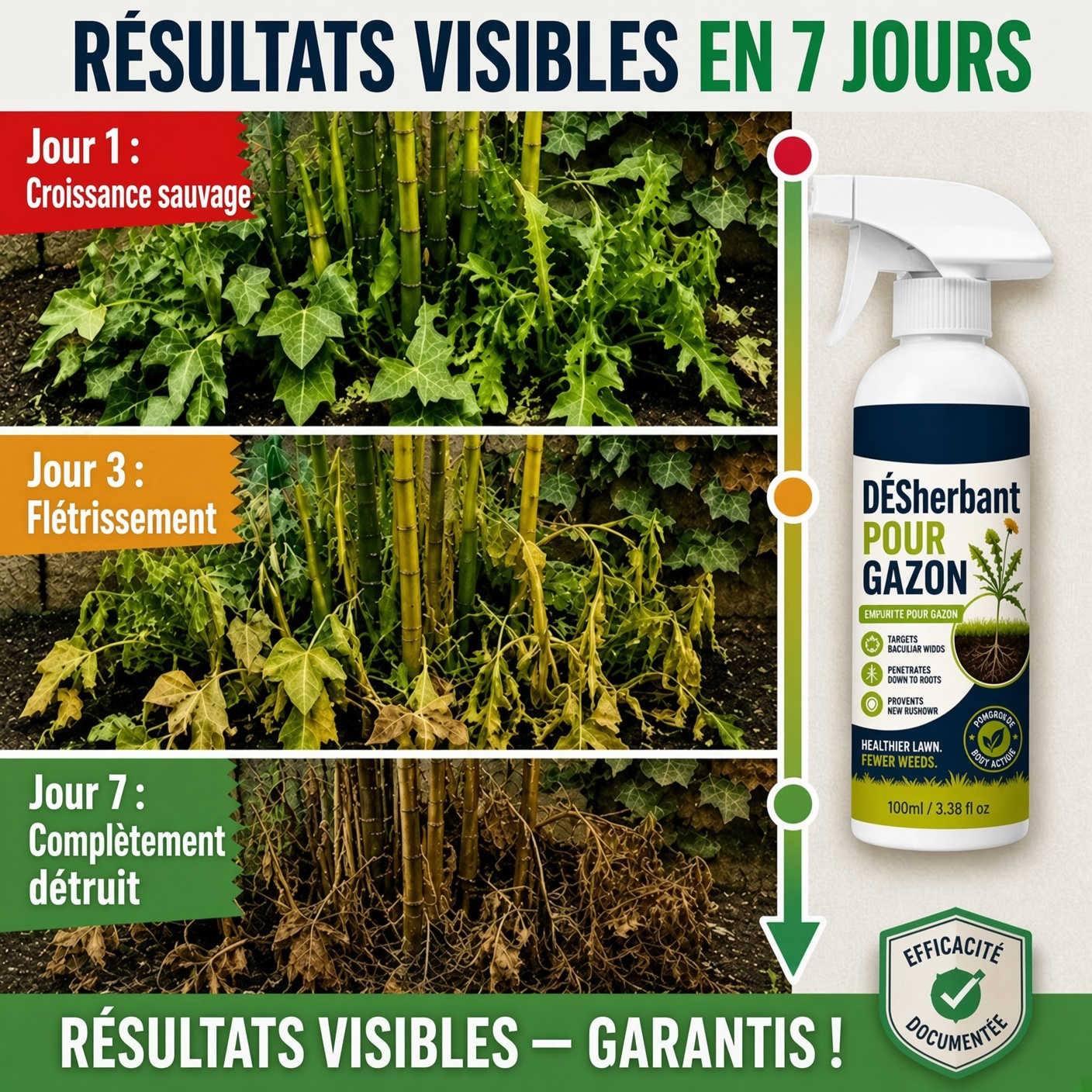 🔥 50 % DE RÉDUCTION 🌿 Désherbant – Efficace contre les mauvaises herbes & leur repousse | Jardin, allées & cour ⚡
