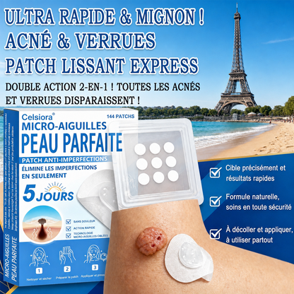 🟢Pansements hydrocolloïdes à micro-aiguilles Celsiora® 2-en-1