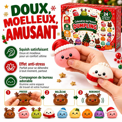 ⏳ Plus qu’un jour pour profiter de -49 %🥟Calendrier de l'Avent Dumpling Squishy 2026