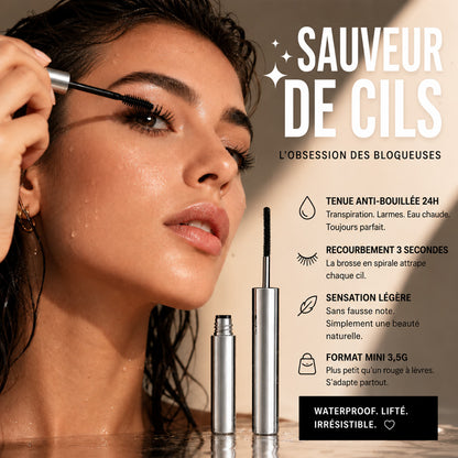 Mascara waterproof à fibres-🎉🎉 Fini les yeux de panda — Des cils longs et définis toute la journée