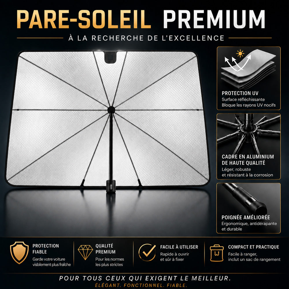 ⏰ Offre limitée aujourd’hui ! 🔥 Nouveau modèle 2026 – Pare-soleil parapluie amélioré