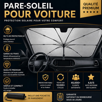 ⏰ Offre limitée aujourd’hui ! 🔥 Nouveau modèle 2026 – Pare-soleil parapluie amélioré