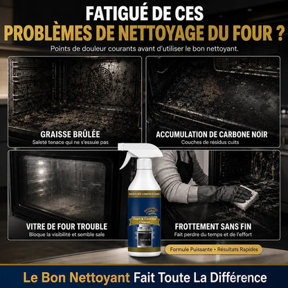 💥 DERNIER JOUR DE PROMOTION | 50 % DE RÉDUCTION 🌻 Spray nettoyant ultra-puissant pour four et plaque de cuisson