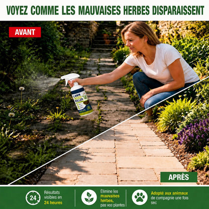 🔥⚡[Désherbage facile et sans stress au jardin] Désherbant pour usage domestique