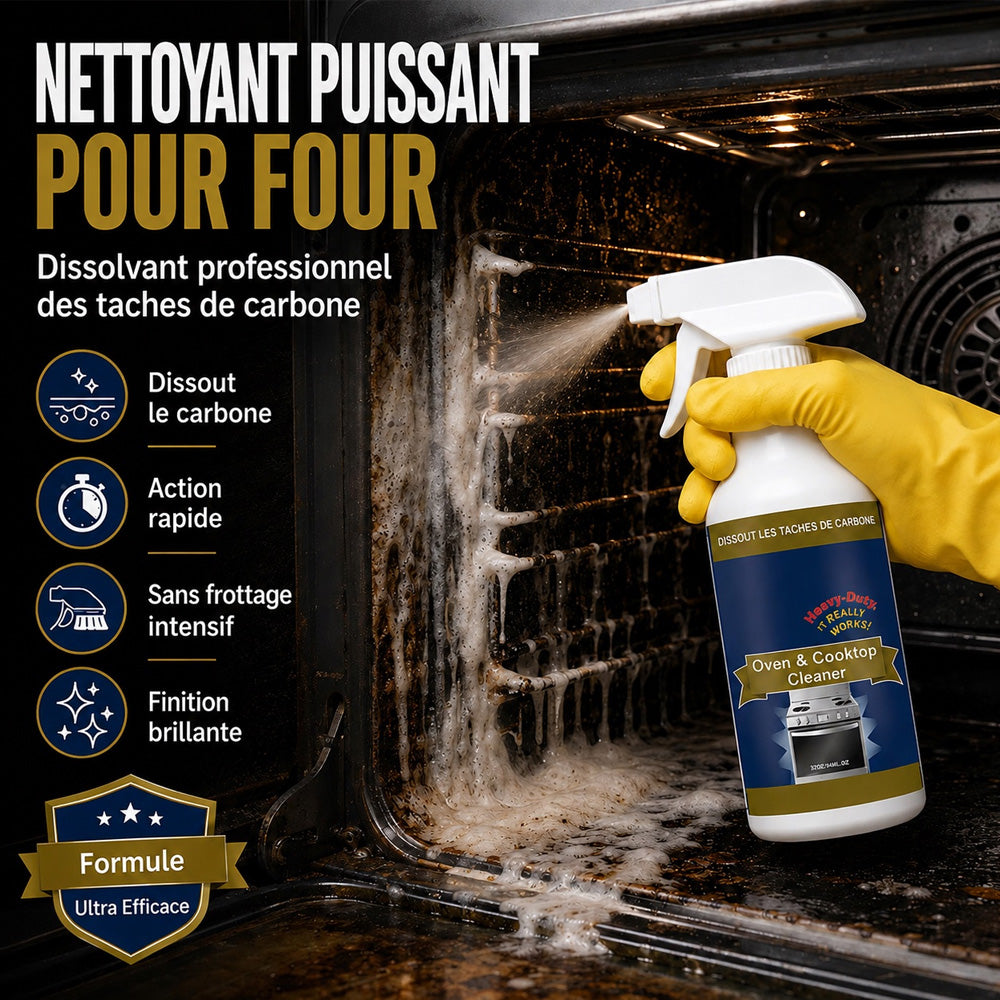 💥 DERNIER JOUR DE PROMOTION | 50 % DE RÉDUCTION 🌻 Spray nettoyant ultra-puissant pour four et plaque de cuisson