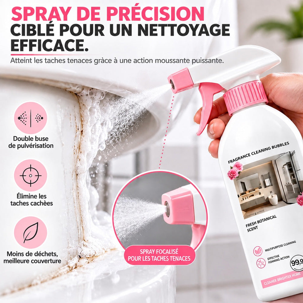🔥 AUJOURD'HUI -50 % | Nettoyant multi-usage pour salle de bains contre le calcaire et les traces d'eau🧼
