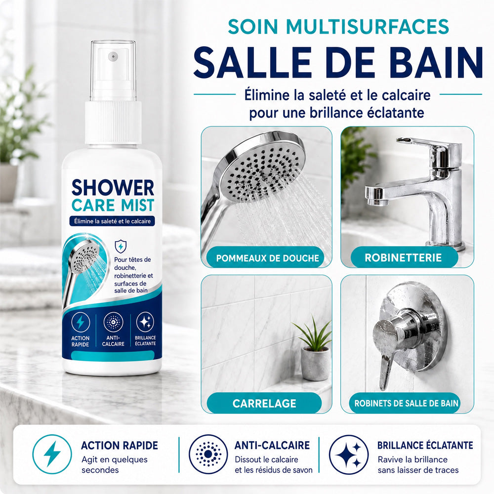 💧50 % DE RÉDUCTION !✨ Spray anti-calcaire à action rapide 🚿💙