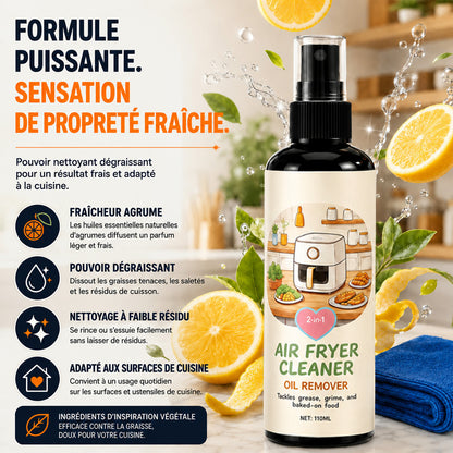 🔥 Promotion : 50 % de réduction ! ✨ Spray nettoyant et dégraissant 2-en-1 pour friteuse à air chaud