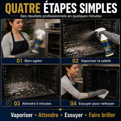 💥 DERNIER JOUR DE PROMOTION | 50 % DE RÉDUCTION 🌻 Spray nettoyant ultra-puissant pour four et plaque de cuisson