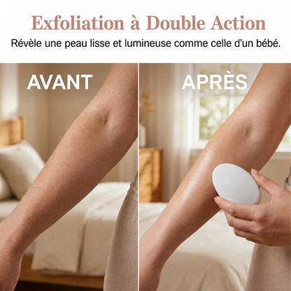 ✨Épilateur à cristaux sans douleur, exfoliant double‑action, peau lisse pour jambes et bras 🦵