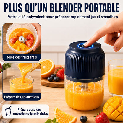 🥑🍹 -50 % DE RÉDUCTION ! 💥 Hachoir Électrique à 6 Lames ｜ Pour Légumes, Oignons, Herbes, Noix & Viande ｜ Sans Fil, Bouton Unique & Facile à Nettoyer ｜ Préparateur de Repas Bébé, Extracteur de Jus, Moulin à Épices & Hachoir à Viande