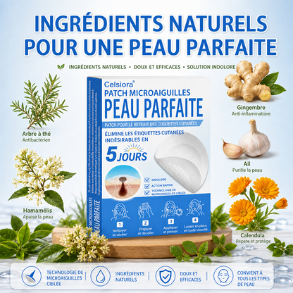 🟢Pansements hydrocolloïdes à micro-aiguilles Celsiora® 2-en-1