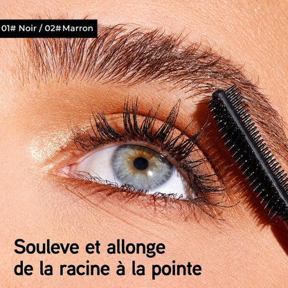 Mascara waterproof à fibres-🎉🎉 Fini les yeux de panda — Des cils longs et définis toute la journée