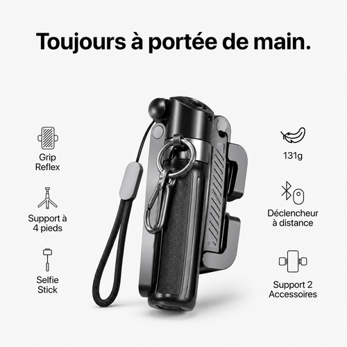 🎁Vente à chaud 50% de réduction Nouvelle canne à selfie rétractable et trépied polyvalent pour téléphone portable