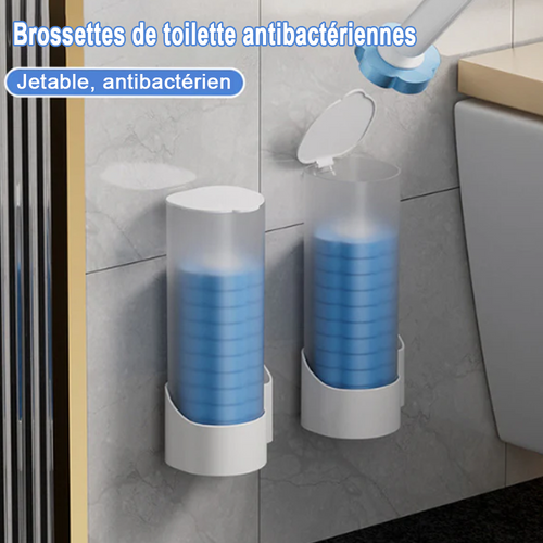 💕 Brosse WC murale jetable pour un nettoyage hygiénique ✨