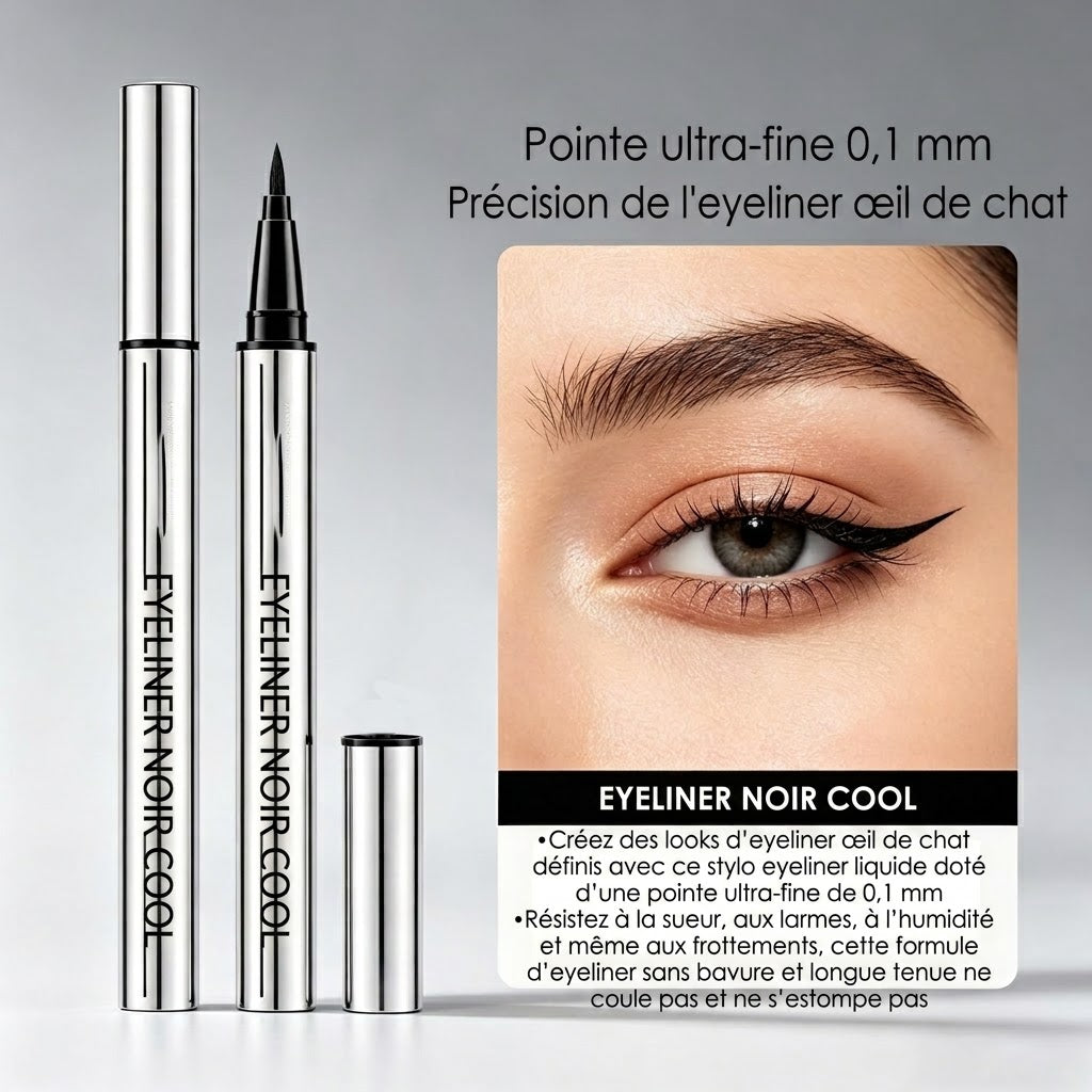 ⏰✨ 1 ACHETÉ = 1 OFFERT 🔥 Eyeliner Waterproof & Anti-Bavures