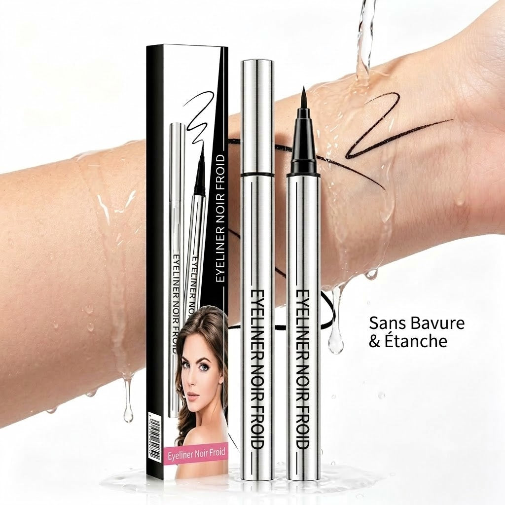 ⏰✨ 1 ACHETÉ = 1 OFFERT 🔥 Eyeliner Waterproof & Anti-Bavures