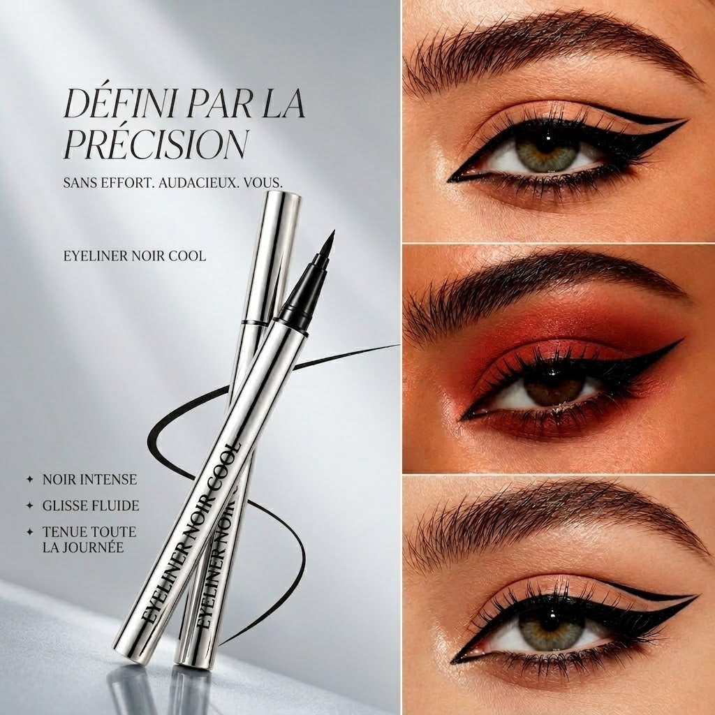 ⏰✨ 1 ACHETÉ = 1 OFFERT 🔥 Eyeliner Waterproof & Anti-Bavures