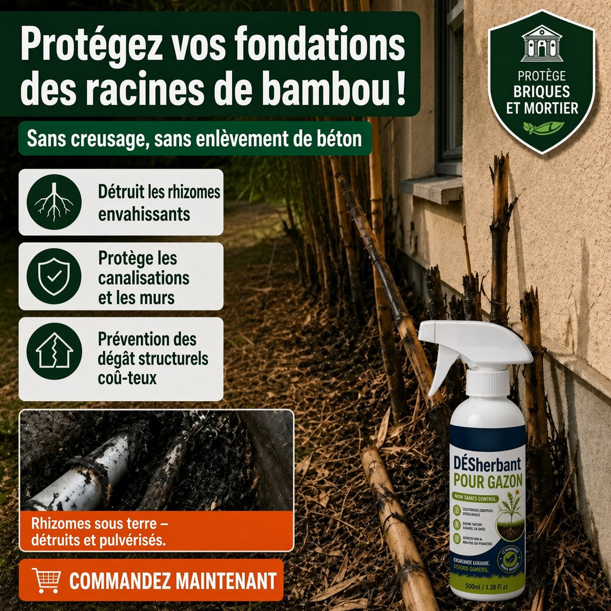 🔥 50 % DE RÉDUCTION 🌿 Désherbant – Efficace contre les mauvaises herbes & leur repousse | Jardin, allées & cour ⚡