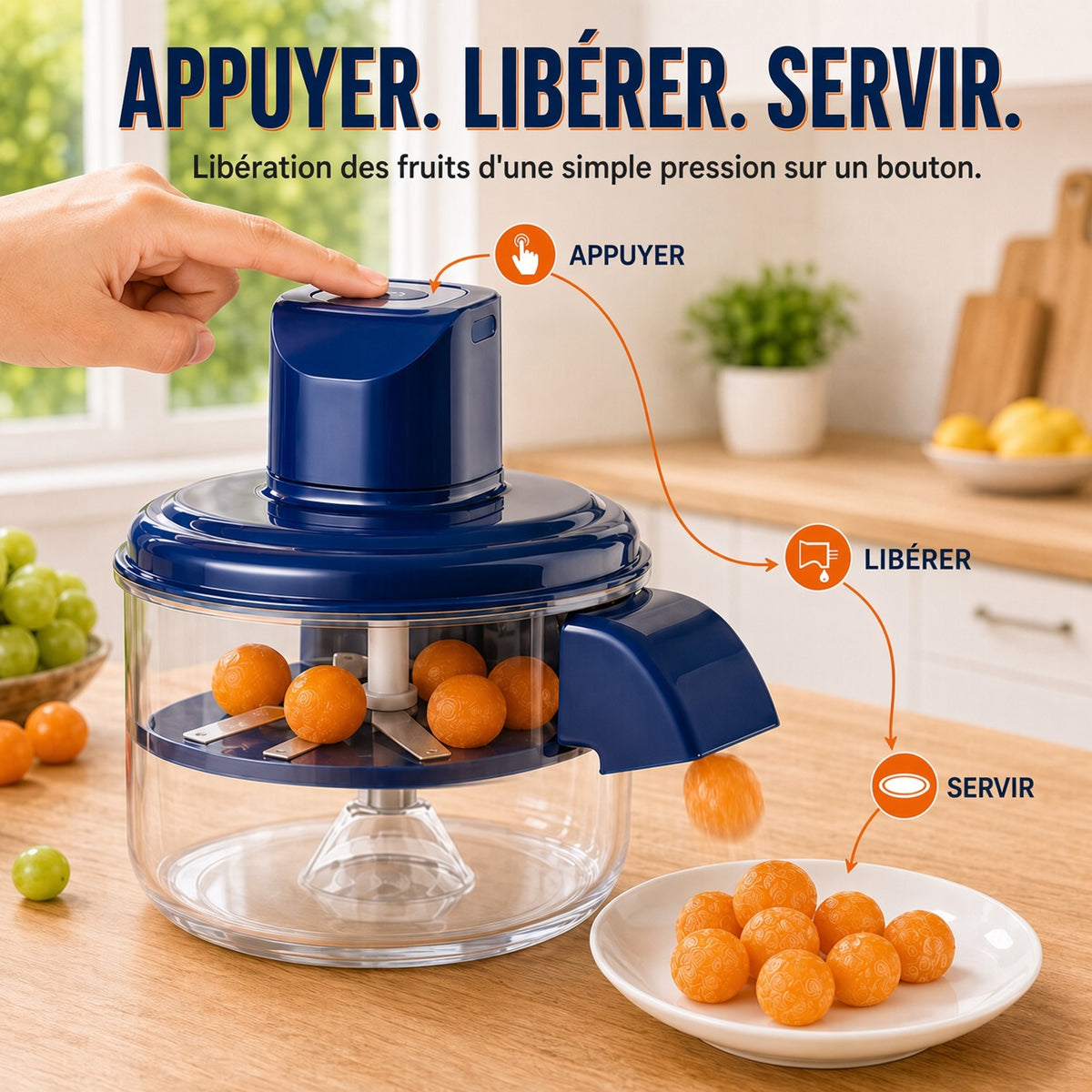 🔪 Éplucheur électrique 5 lames – Moteur cuivre puissant, extraction en 1 bouton, démontable et sans danger alimentaire – Batterie 1300 mAh, gain de temps en cuisine 🥕🍎