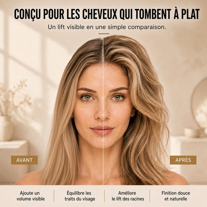 🔥50% DE RÉDUCTION !! ⏰ Spray Coiffant Longue Durée Fluffy Hair Shaping Spray 9 – 90 ml – Volume Naturel & Tenue Résistante for Cheveux Matures
