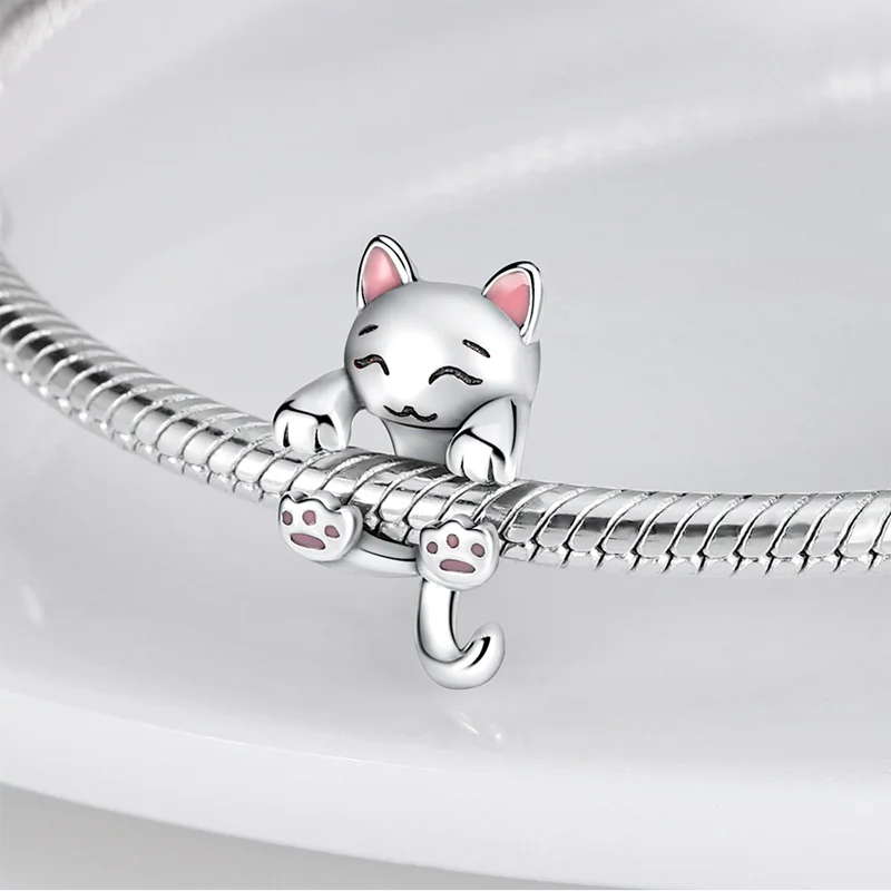 2024 Original New in Romantic Retro Classic Series Lotus Charm Beads Fits Pandach Bracelet Women 925 Silver Pendant Bead Jewelry
