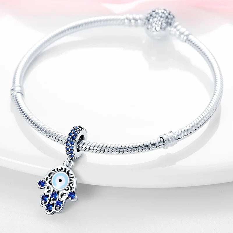 2024 Original New in Romantic Retro Classic Series Lotus Charm Beads Fits Pandach Bracelet Women 925 Silver Pendant Bead Jewelry
