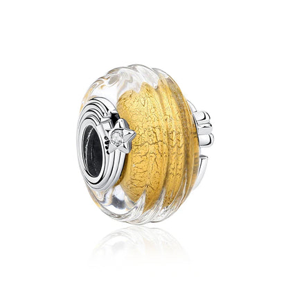 Original 925 Sterling Silver Charms Love Heart Turtle Murano Glass Pendant Beads Fit Pan Bracelet Necklace Jewelry For Women