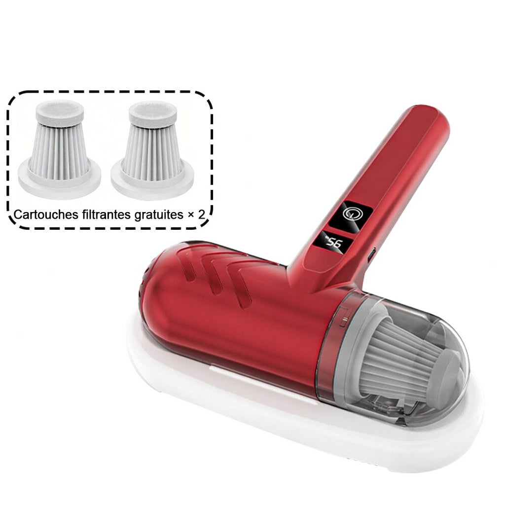 🎉Vente flash (🚀-50 %) ⚡Plus de 50K vendus ! 💝Aspirateur anti-acariens pour lit avec lumière UV-C – battage, aspiration et stérilisation UV réunis en un seul appareil ! 💥
