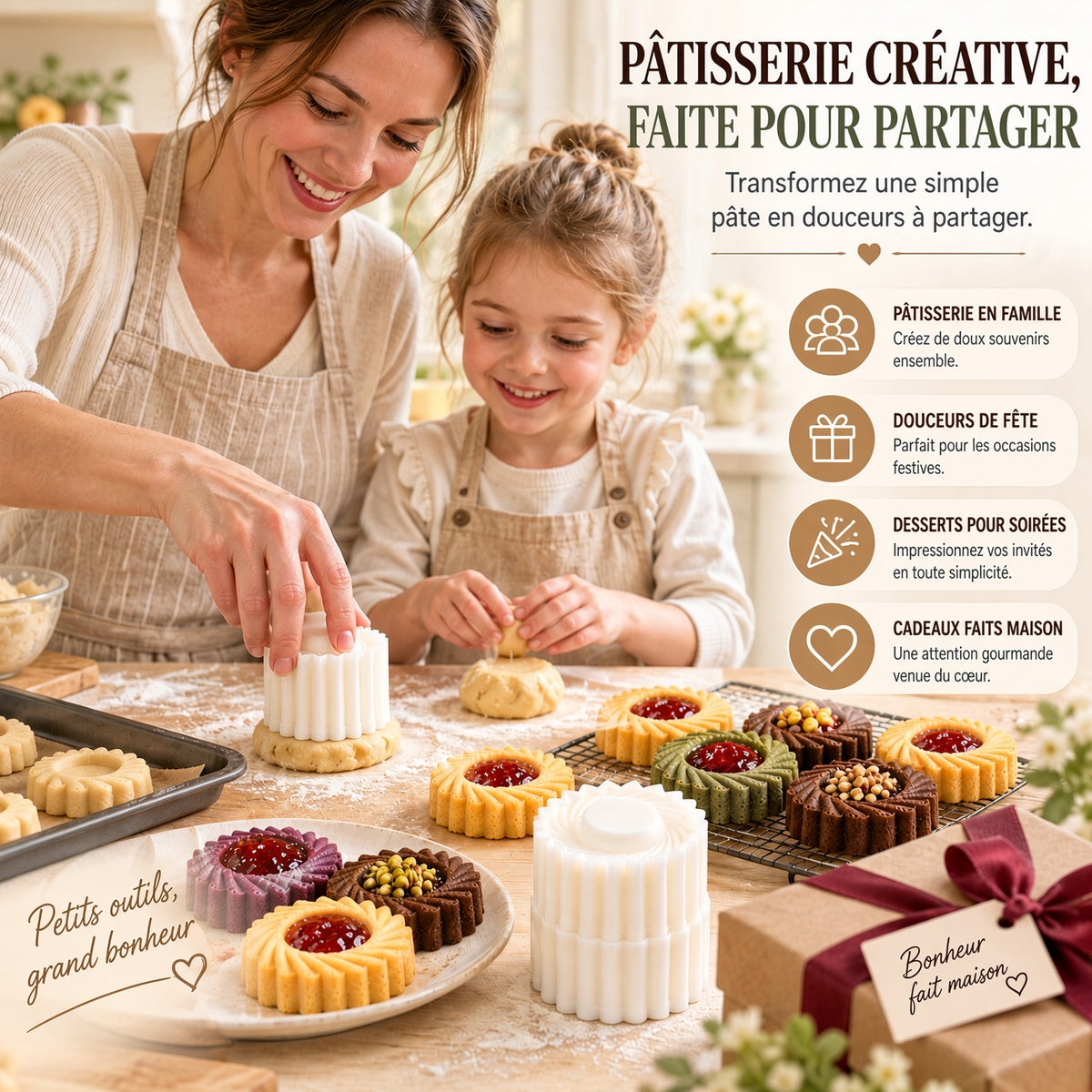 🔥 Maintenant -40 % | ✨ Moule à pâtisserie 2-en-1 – Créez de délicieuses œuvres en quelques secondes