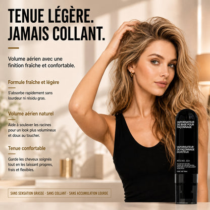 🔥50% DE RÉDUCTION !! ⏰ Spray Coiffant Longue Durée Fluffy Hair Shaping Spray 9 – 90 ml – Volume Naturel & Tenue Résistante for Cheveux Matures