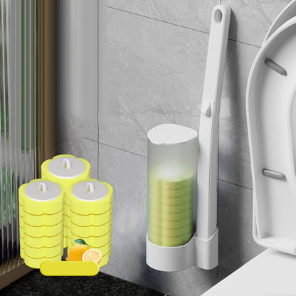 💕 Brosse WC murale jetable pour un nettoyage hygiénique ✨