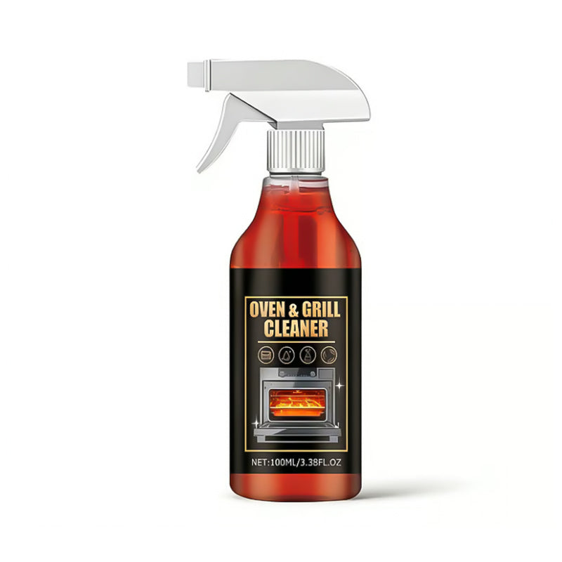 🎉Cadeau du Nouvel An 50 % DE RÉDUCTION !🧼Spray nettoyant puissant pour four et grill : élimine sans effort la graisse et les résidus alimentaires, sans frotter !