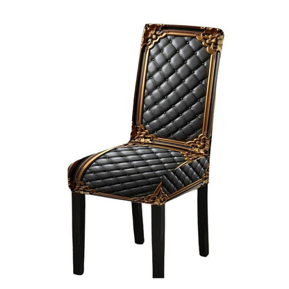 🪑 50% DE RÉDUCTION ! 🖤 Housse de Chaise Extensible & Lavable – Élastique & Facile d'entretien ✨