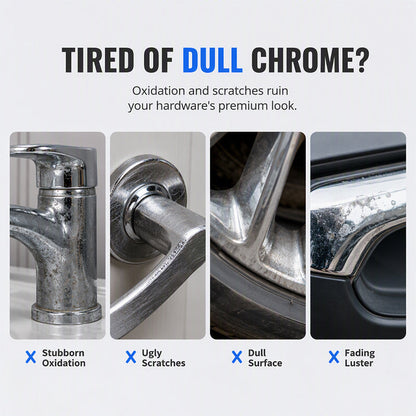 upsell🔥 Stylo Répar’Chrome Pro – -50% 🚗✨ Ravive Chrome Auto, Robinets & Métal