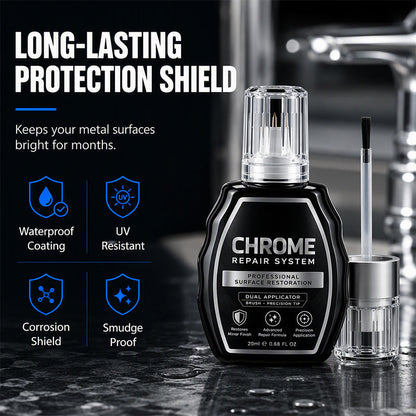 upsell🔥 Stylo Répar’Chrome Pro – -50% 🚗✨ Ravive Chrome Auto, Robinets & Métal