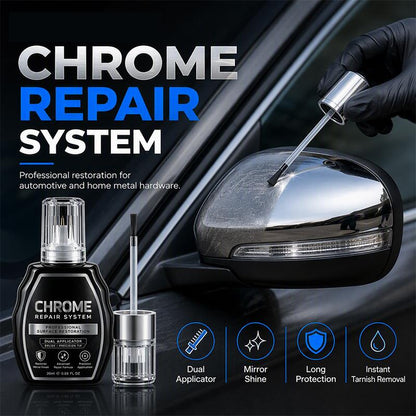 upsell🔥 Stylo Répar’Chrome Pro – -50% 🚗✨ Ravive Chrome Auto, Robinets & Métal