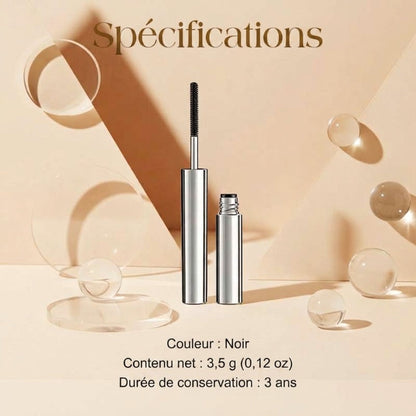 🔥 50 % DE RÉDUCTION · Mascara recourbant et allongeant, résistant à l'eau ✨
